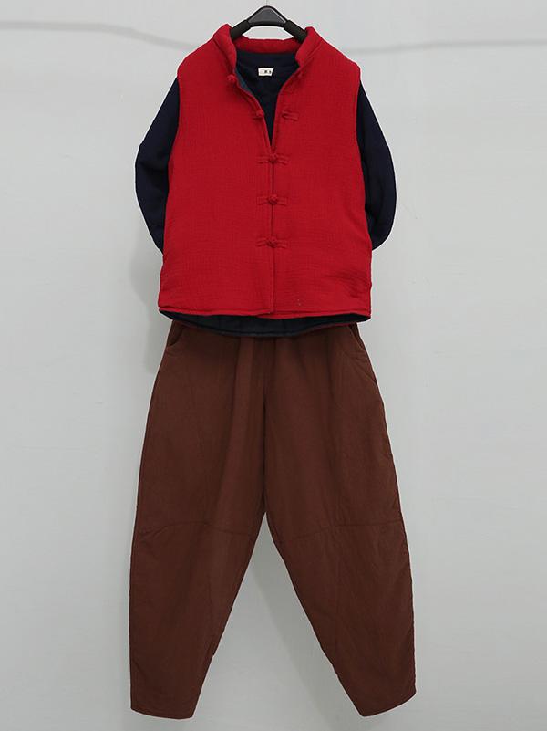 Comfortable Elastic Waist Bloomer Pants