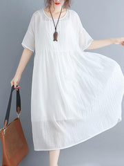 Two-pieces Loose Comfortable Blouse Dress