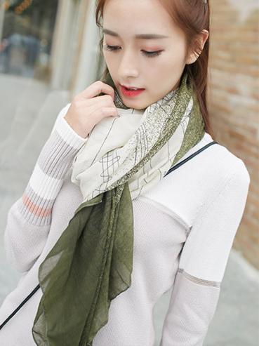 Comfortable Cotton Split-joint Scarf