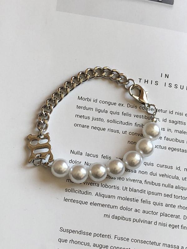 Chic Pearl Split-Joint Necklace&Bracelet Sets