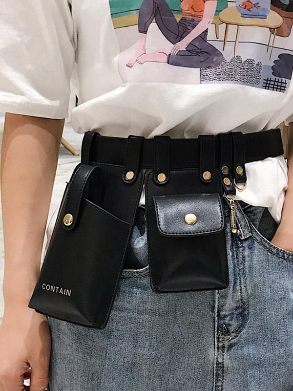 Trendy Belt Two Bags