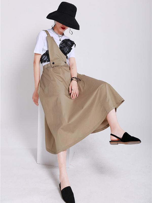 Original Irregularity Elasticity Waist Skirt