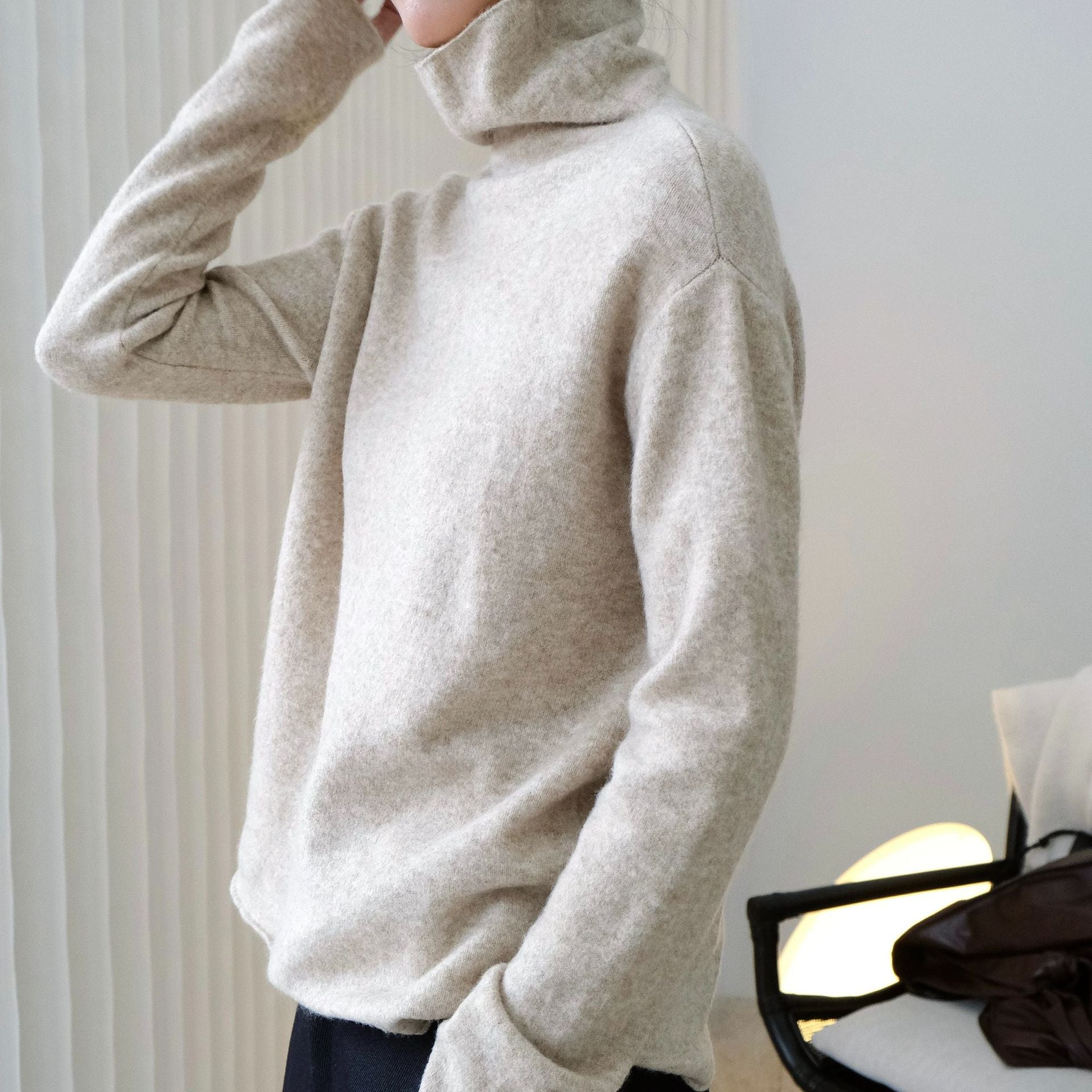 Casual Comfortable Turtleneck Sweater