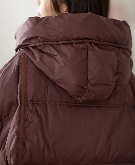 Casual Hooded Loose Down Coat