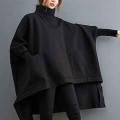 Large Size Solid Color Long Sleeve Loose Sweatshirt