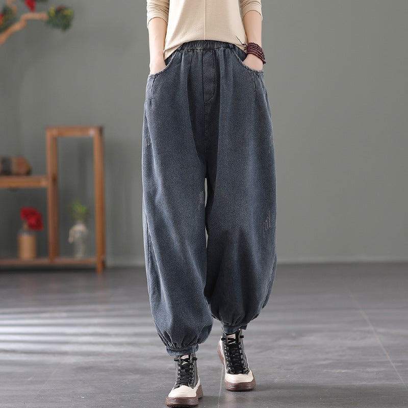 Casual Retro Baggy Denim Pants