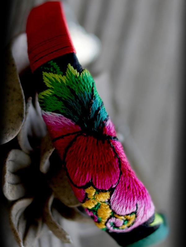 Ethnic Style Hand Embroidery Bracelet