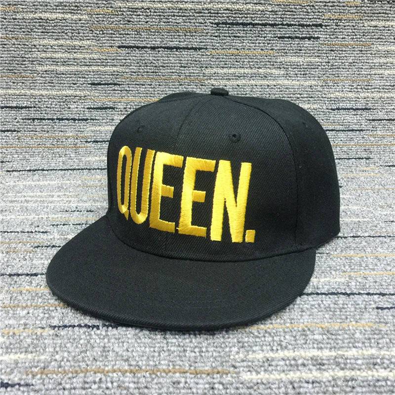 1PC KING QUEEN Embroidered Caps Lover Men Women