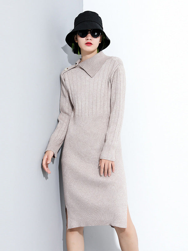 Women Pullover Slim Sweater Dress
