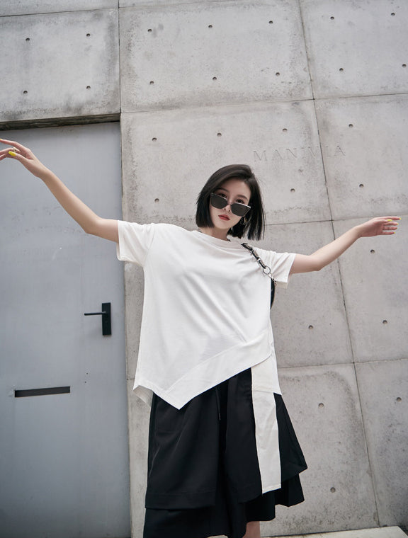 Loose Personality Irregular Casual T-Shirt