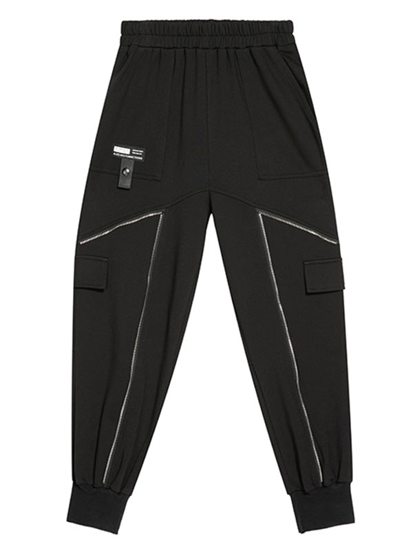 Original Zipper Split-Joint Hip-Hop Casual Harem Pants