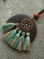 Ethnic Style Tassel Necklace