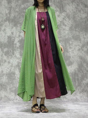Loose Light Solid Long Cover-Up