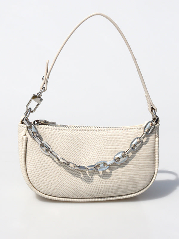 Casual Solid Chain Simpel Shoulder Bag