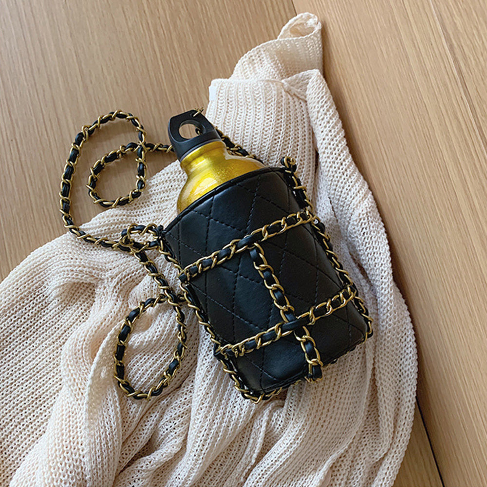 Diamond Chain Diagonal Water Bottle Bag