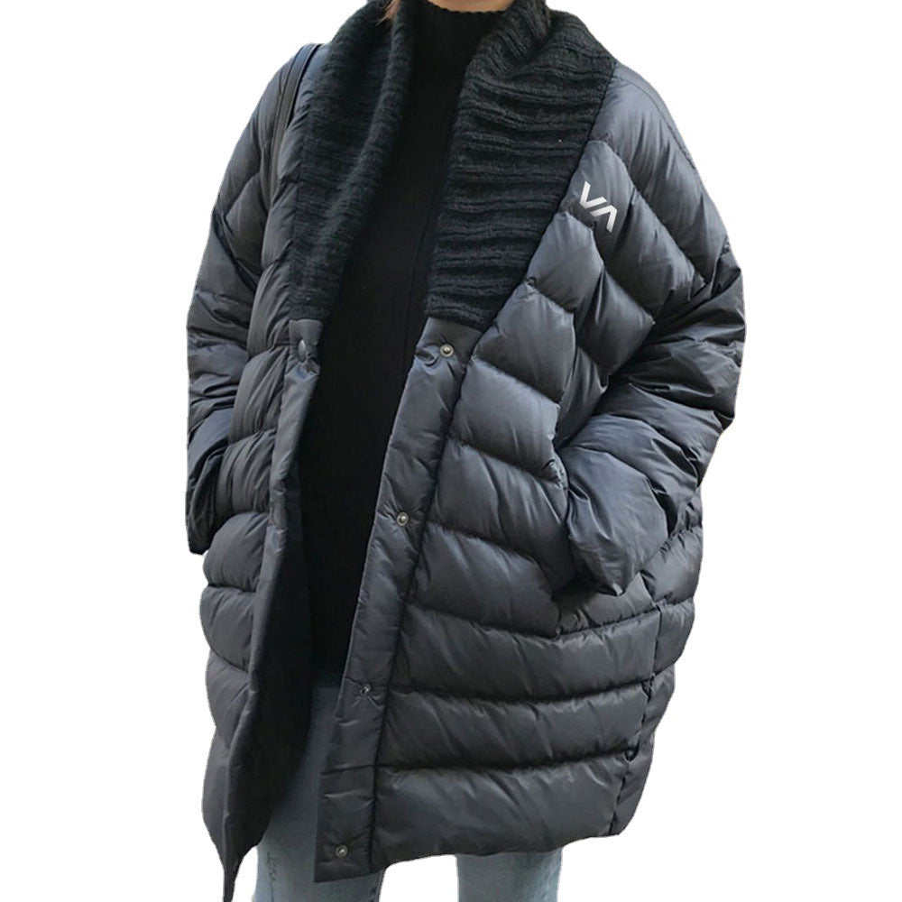 Oversize Solid Color Thicken Cotton Outwear