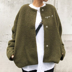 Solid Color Casual Cardigan Jacket