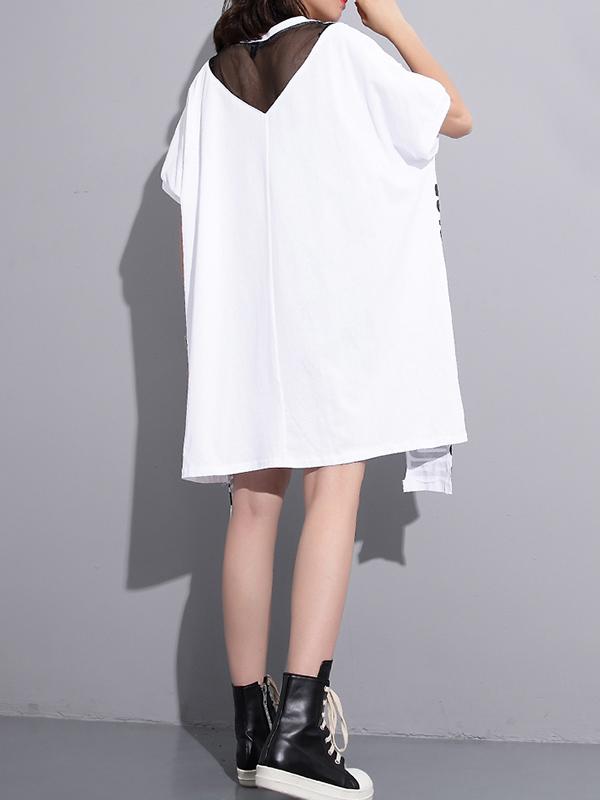 Super Casual Letter Printed T-shirt