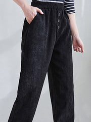Women High Waist Loose Casual Pants