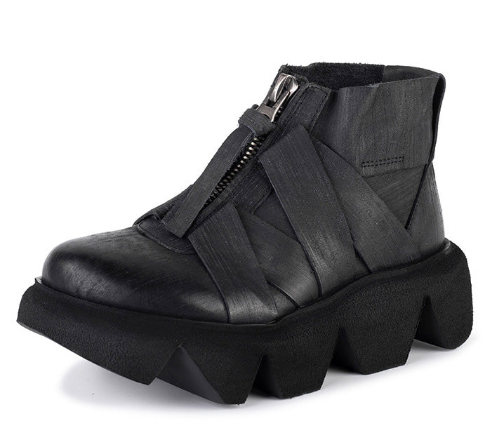 Vintage Platform Ankle Boots