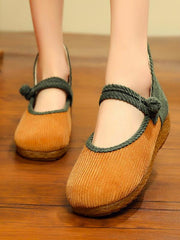 Split-joint Frog Flat Shoes