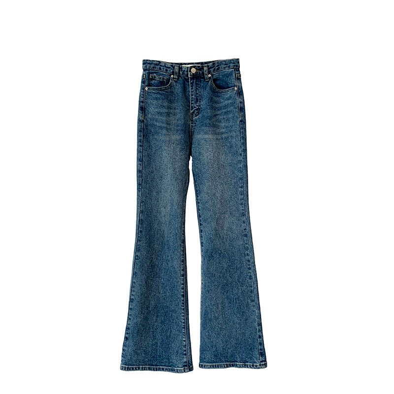 Retro High-Waisted Skinny-Leg Jeans