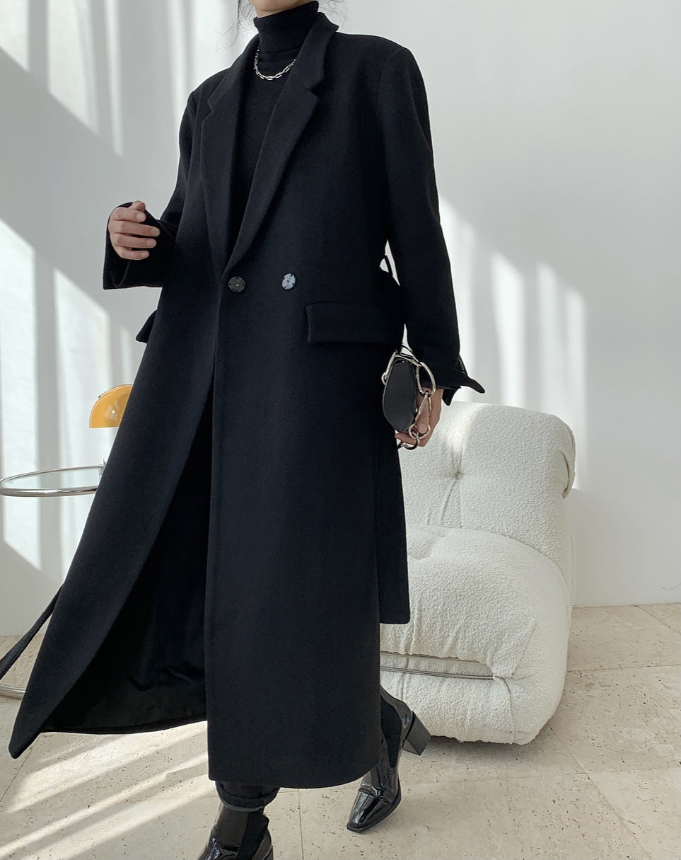 Women Solid Color Loose And Thin Coat