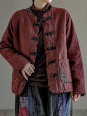 Vintage Coil Button Loose Coat