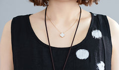 Irregular Print Pocket Stitching Loose Dress