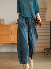 Retro Denim Loose Casual Jean Pants