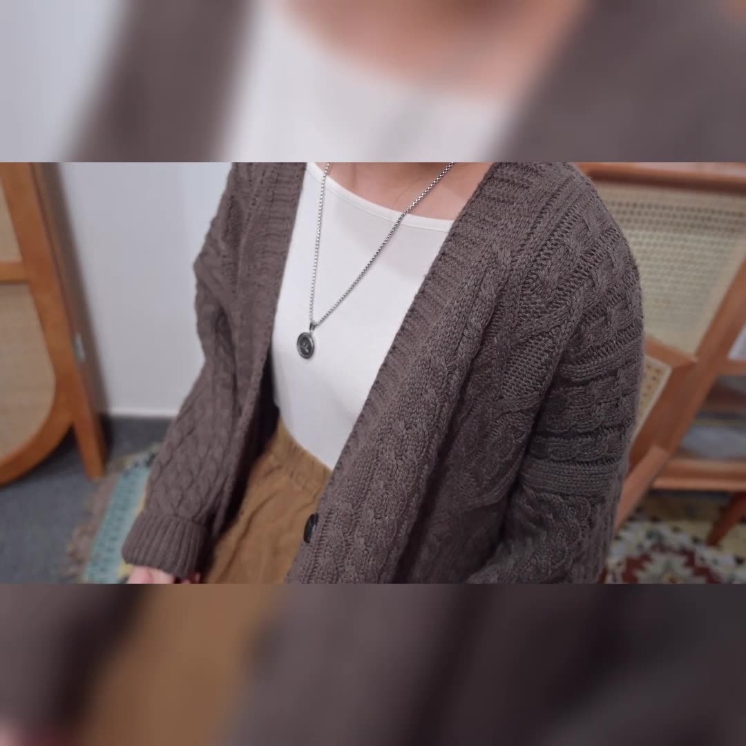 Lazy Wind Sweater Cardigan Coat