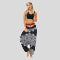 Digital Print Lantern Loose Casual Pants