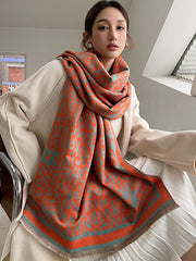 Retro Printed All-Match Scarf Shawl