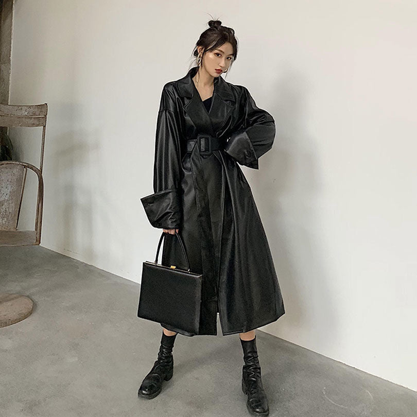 Retro Waist-Cinching And Strappy Long Coats