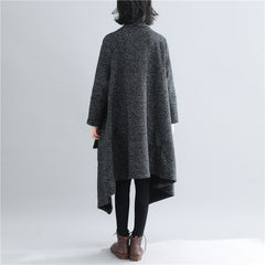 Long Sleeves Thicken Solid Outwear