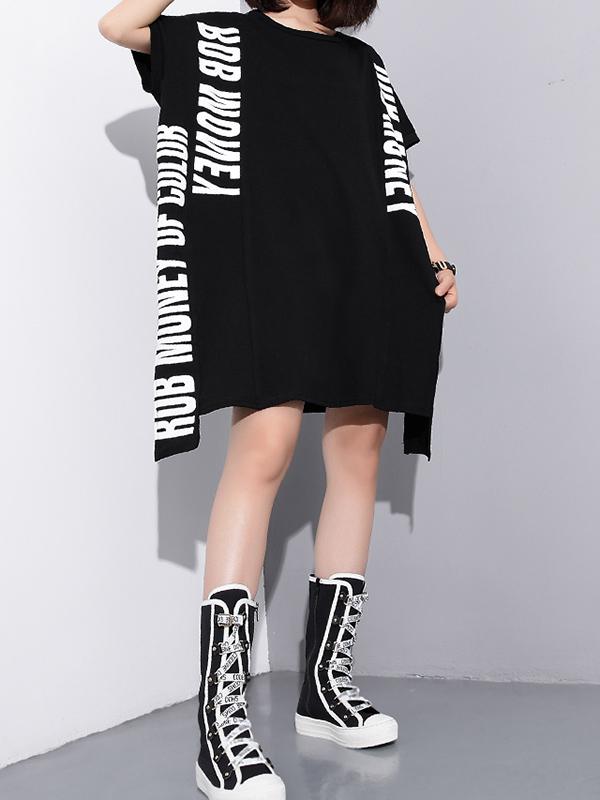 Super Casual Letter Printed T-shirt