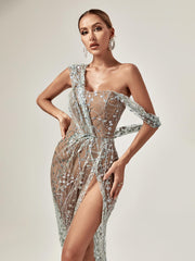 Bailee Split Sequin Maxi Dress
