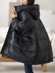 Casual Hooded Loose Down Coat
