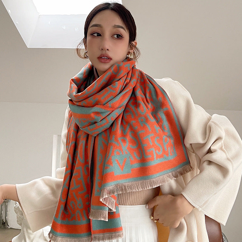 Retro Printed All-Match Scarf Shawl