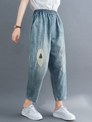 Original Applique Denim Pants