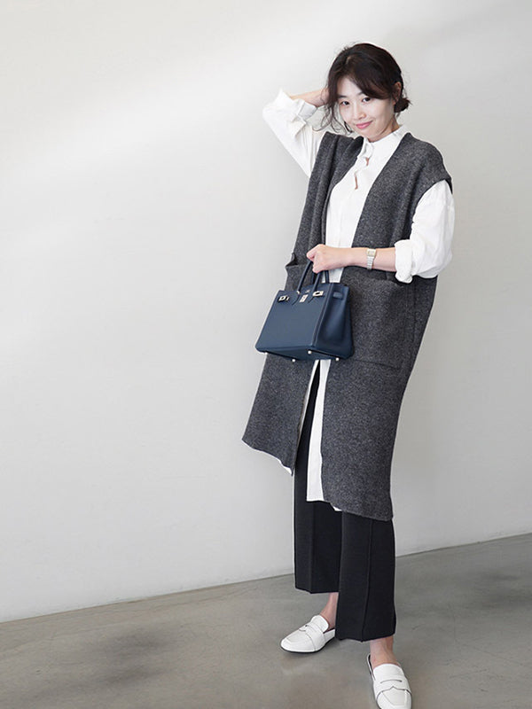 Women Solid Color Casual Long Sleeve Shirt