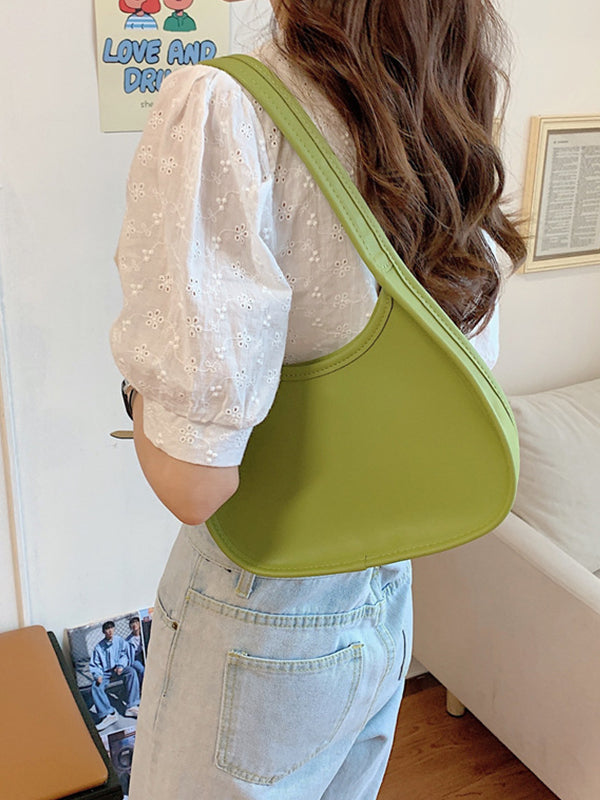 Women Retro Simple One Shoulder Handbag