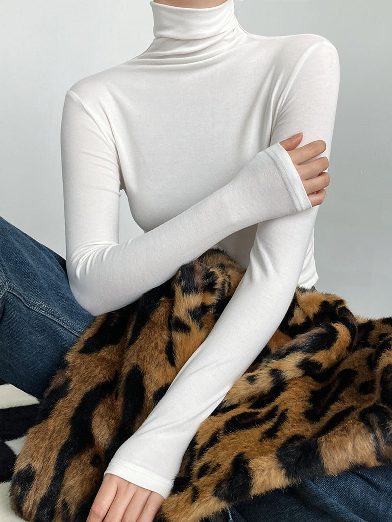 Casual Comfortable Turtleneck T-Shirt