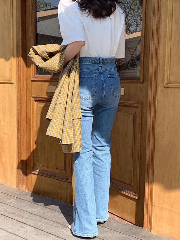 Retro High-Waisted Skinny-Leg Jeans