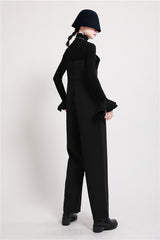 Women Straight Wide Leg Casual Jumpsuit