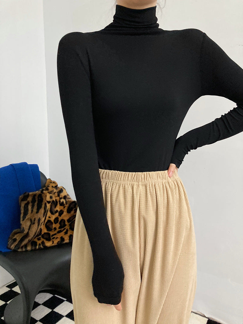 Casual Comfortable Turtleneck T-Shirt