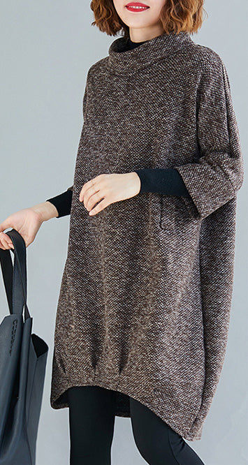 Plus Size Knitted Loose Dress