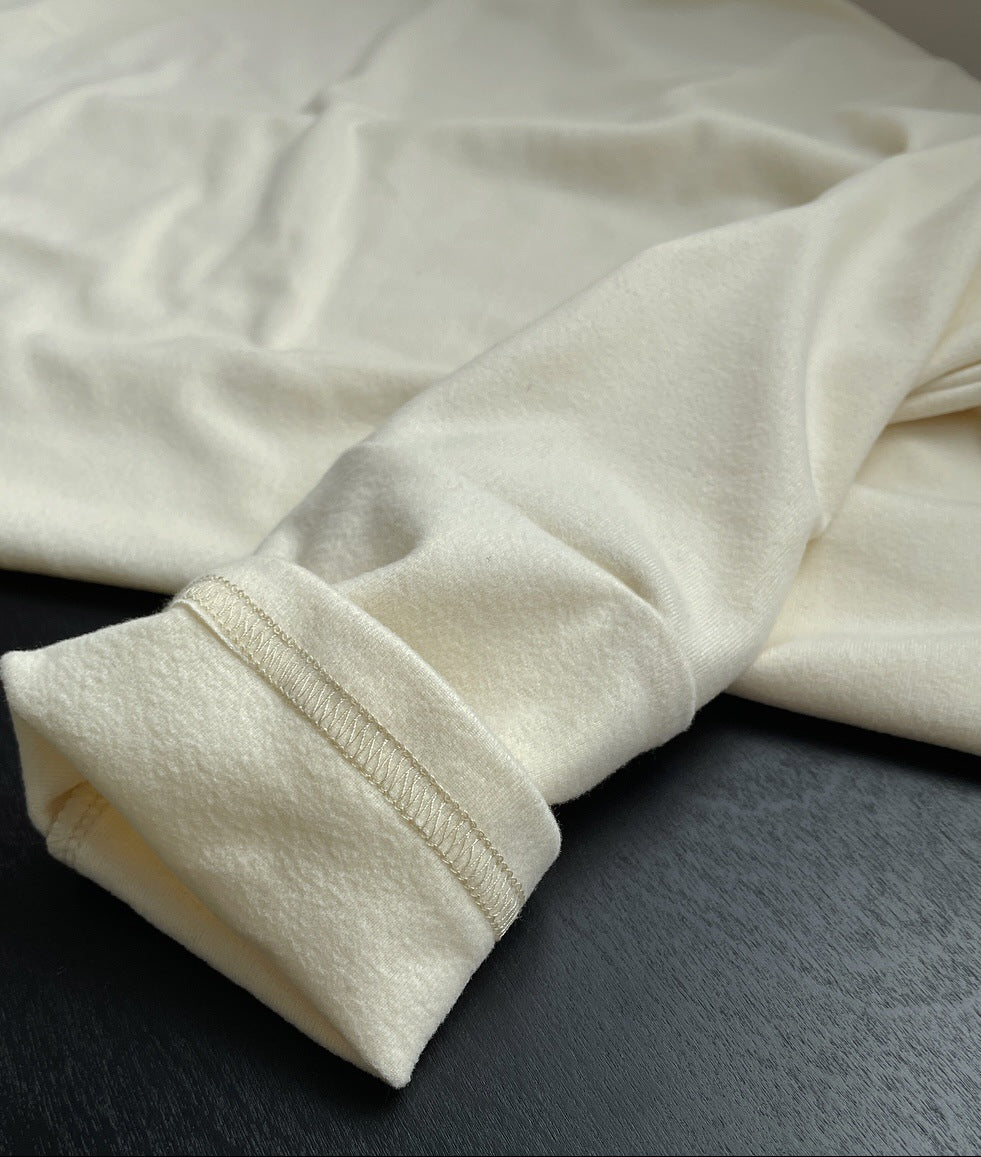 Simple Solid Color Loose T-Shirt Top