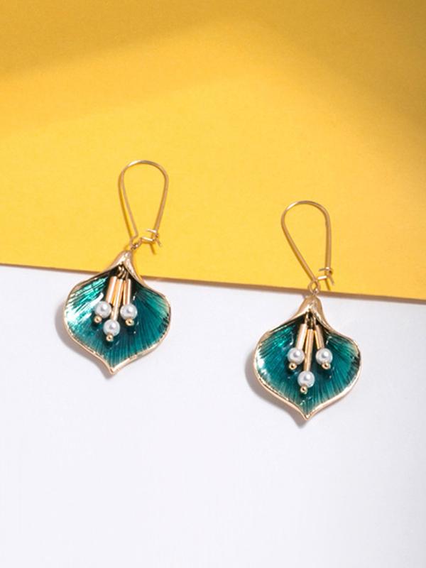 Elegant Flower Beads Earrings