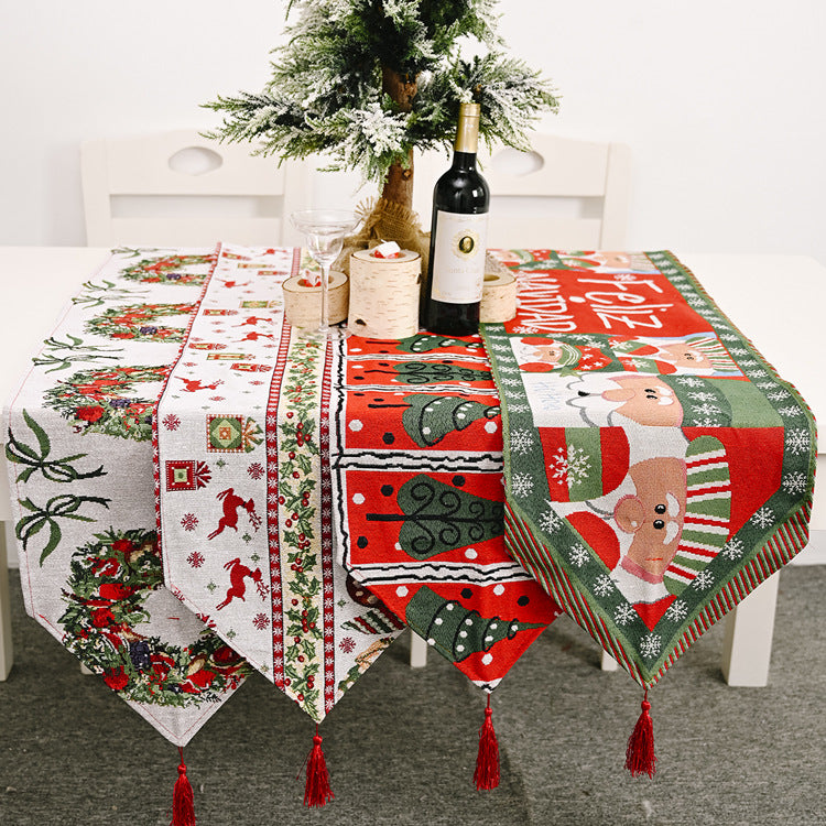 Christmas Table Decoration Family Christmas Tablecloth